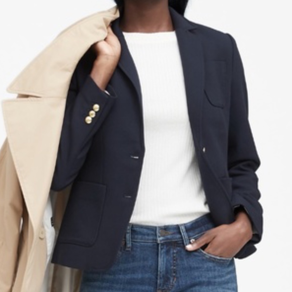 Banana Republic Navy Hacking Jacket
